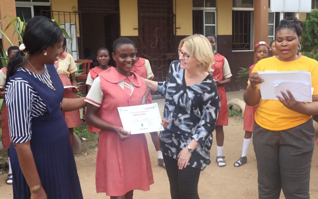 YEDI founder visits beneficiary schools