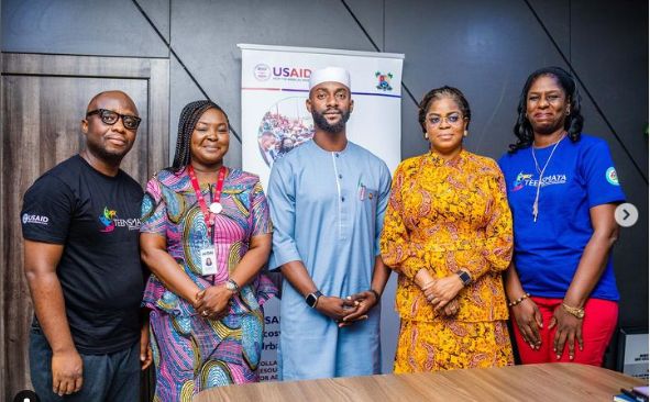 USAID YPE4AH partners visit Lagos Commissioner